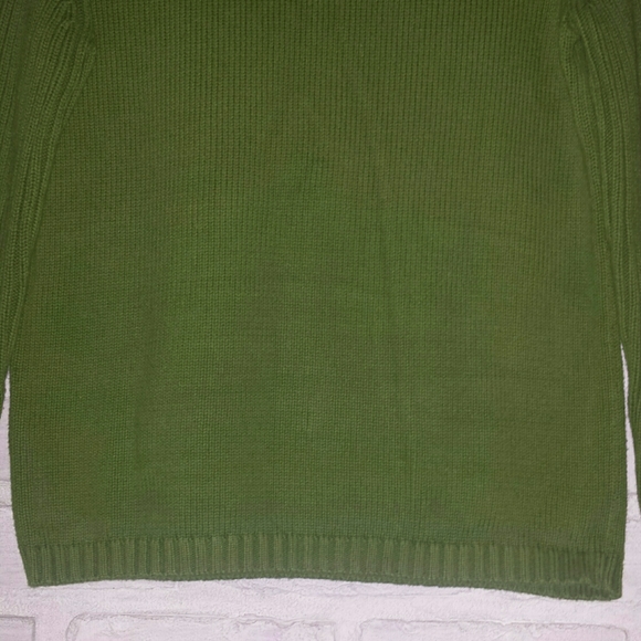 Tommy Hilfiger Green 1/2 Zip Collar Sweater - Picture 8 of 11